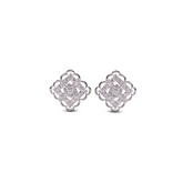 Elegant Lace Zircon Stud Earrings